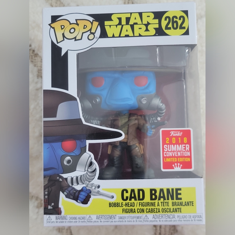 Funko Pop Star Wars Cad Bane Blue and Brown Figure
